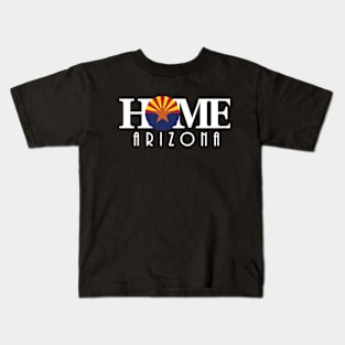 HOME Arizona (white text) Kids T-Shirt